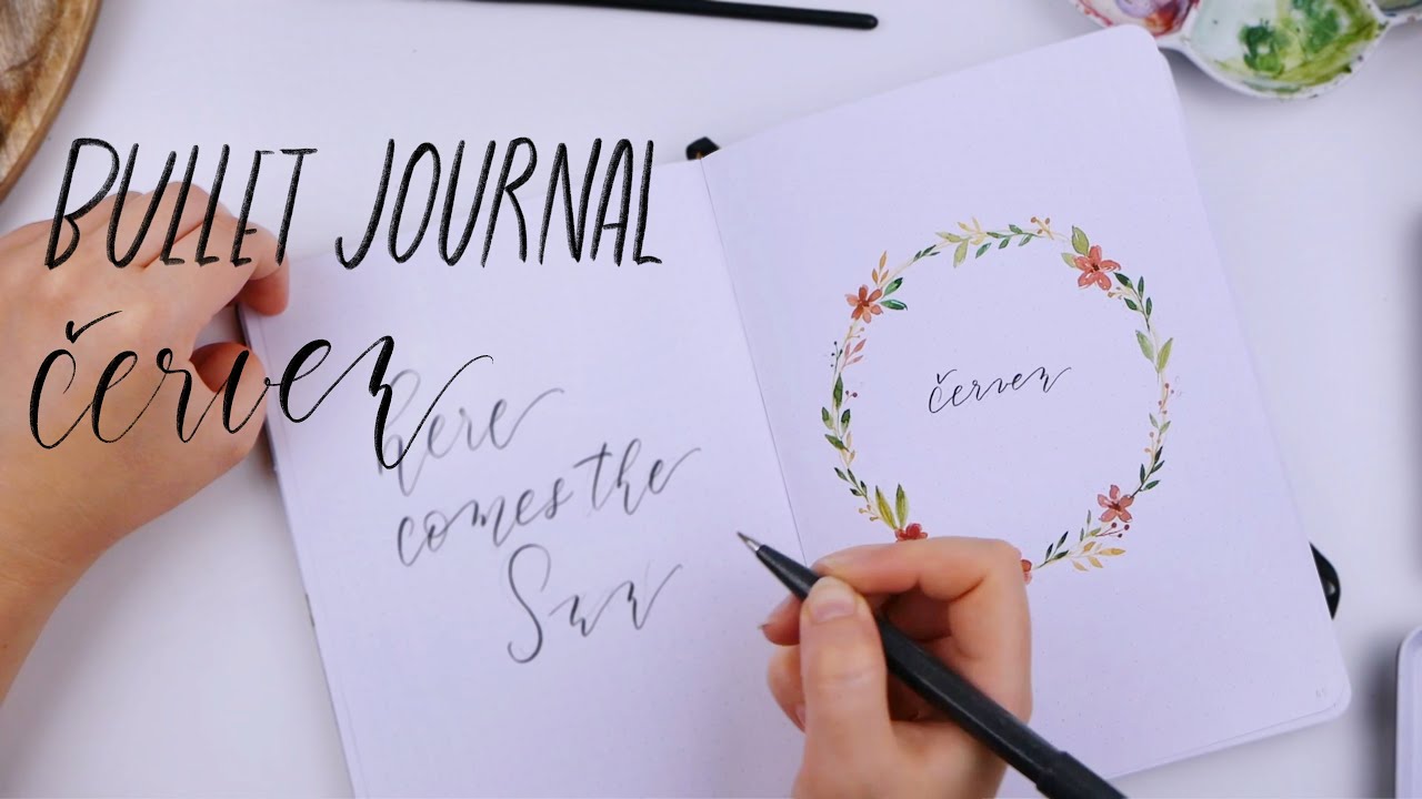Bullet Journal česky: Červen 2022 | Míša v šálku