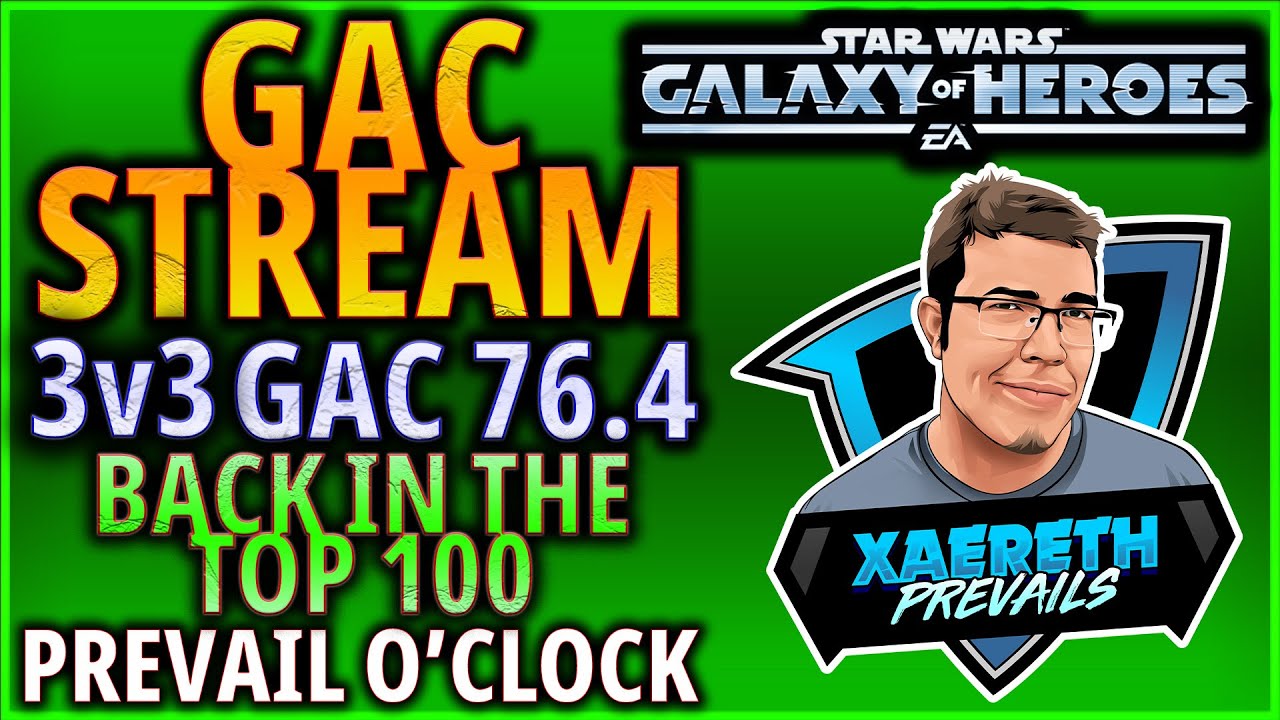 LET'S LOOK AT THE NEW DATACRONS A BIT, THEN TOP 100 GAC #swgoh #galaxyofheroes
