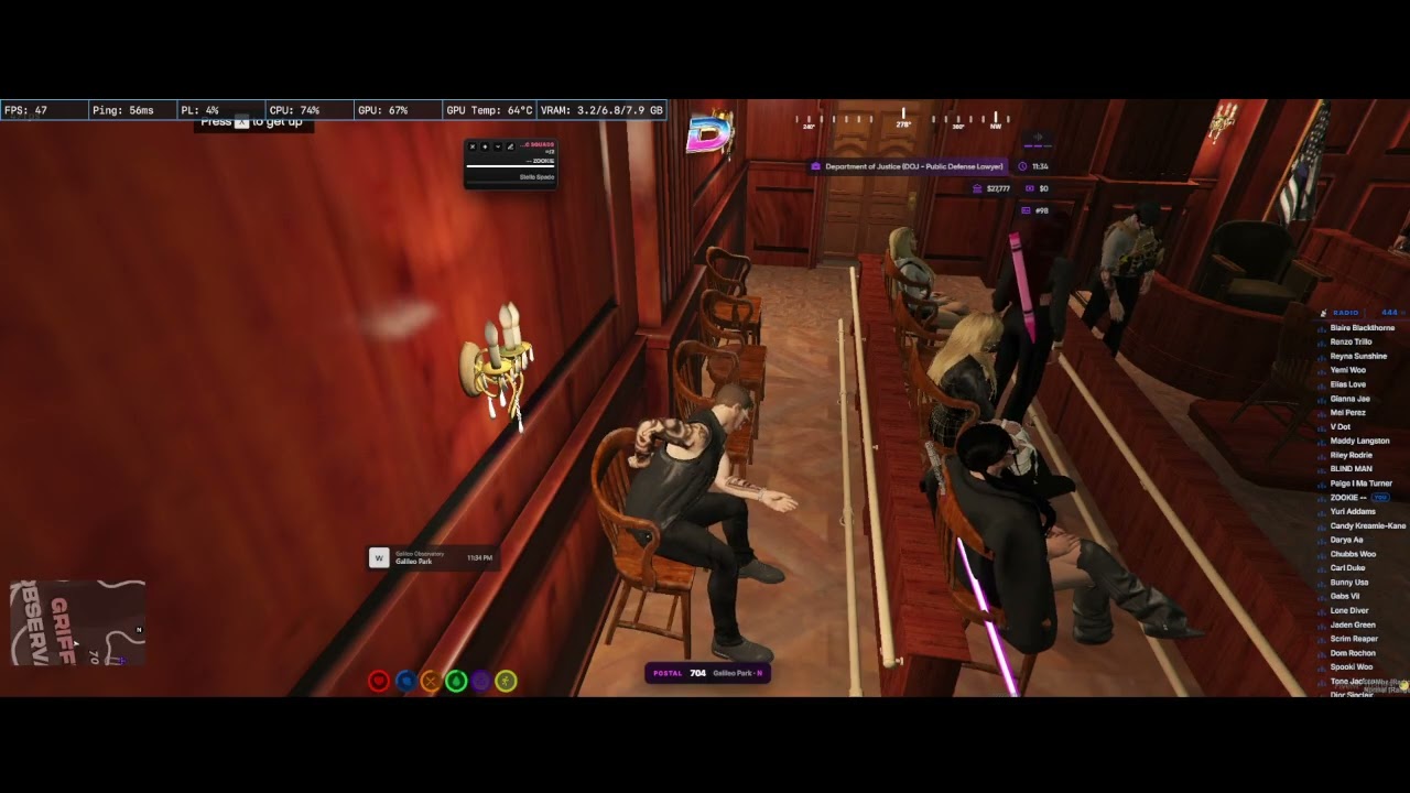 GTA V FIVEM PC: COURT CASE GONE WRONG (MASSIVE SHOOTOUT)