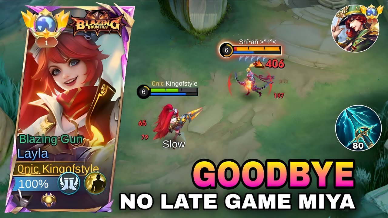 GOODBYE MIYA NO LATE GAME🔥!! LAYLA ONE SHOT BUILD AND EMBLEM IS FINALLY HERE!! - MLBB