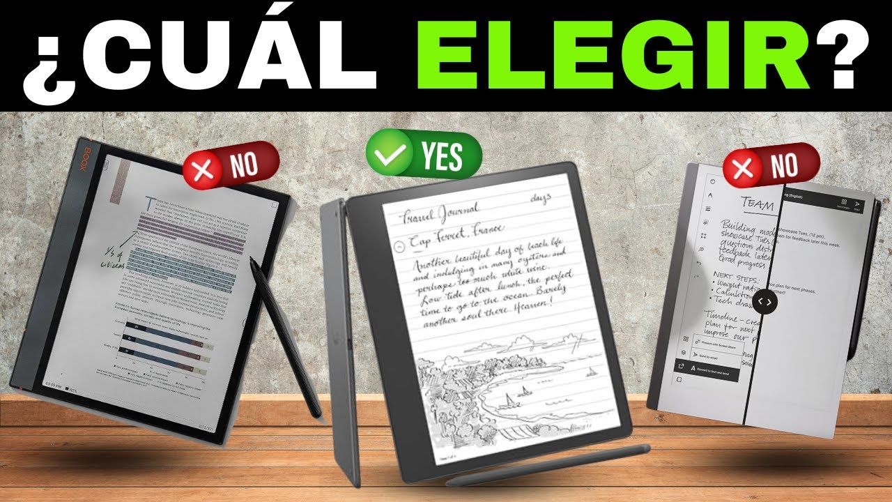 🔥Las 5 MEJORES Tablets de Tinta Electrónica [2026] ✅ NO COMPRES sin ver esto antes!