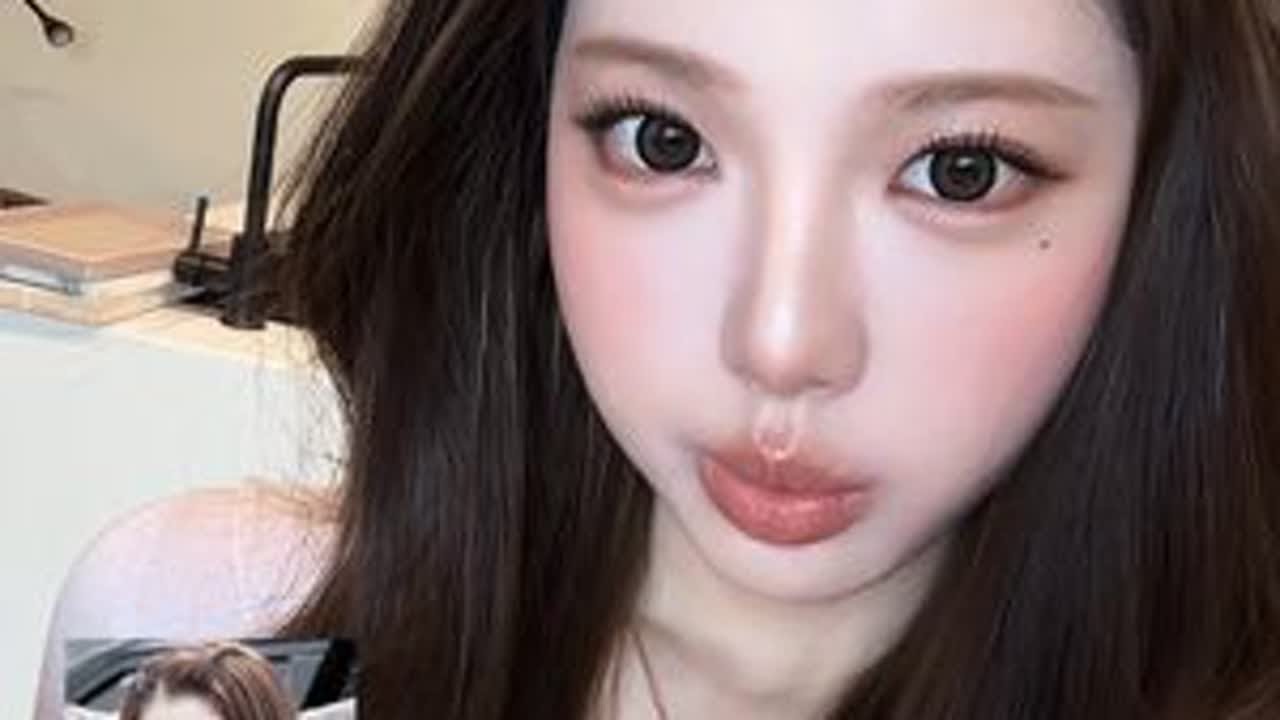 Jiwoo娇憨千金妆～古早韩味水光妆出现！超适合新手画的入门级韩妆！#新手妆教 #古早韩妆 #妆容教程 #秋冬妆容 #化妆技巧