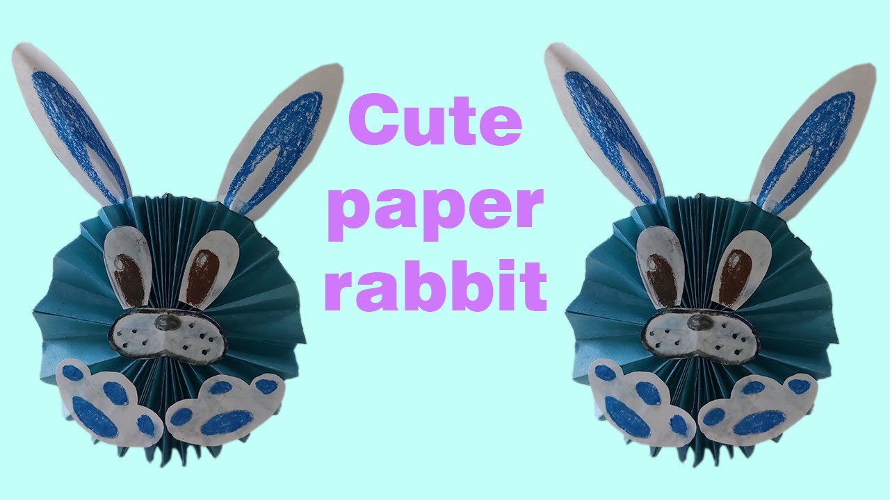 How to make funny paper rabbit 🐰