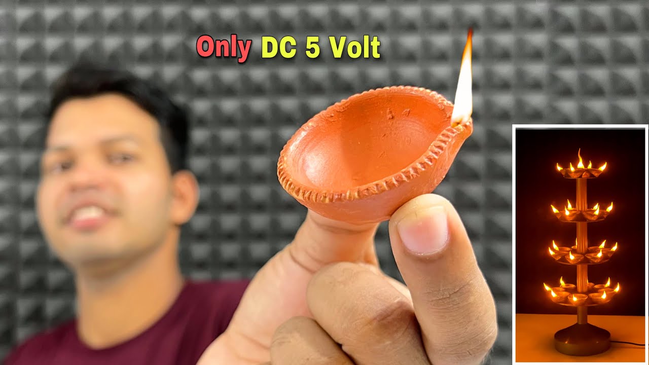 मिट्टी की दिये से बनाये Amazing Diwali Decoration Light || How To Make Decoration Light 2024