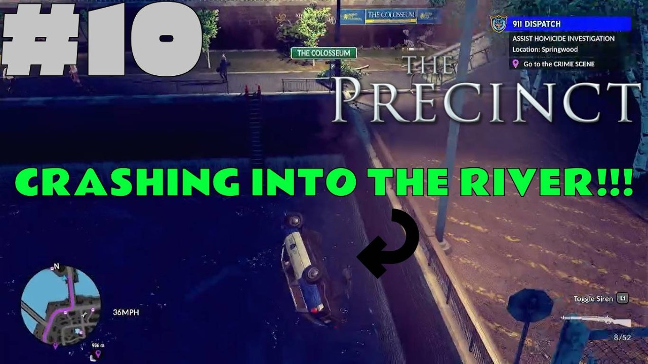 Playing The Precinct | Ep 10 | Walkthrough | The WORST Car Wreck In Gaming History!!!!