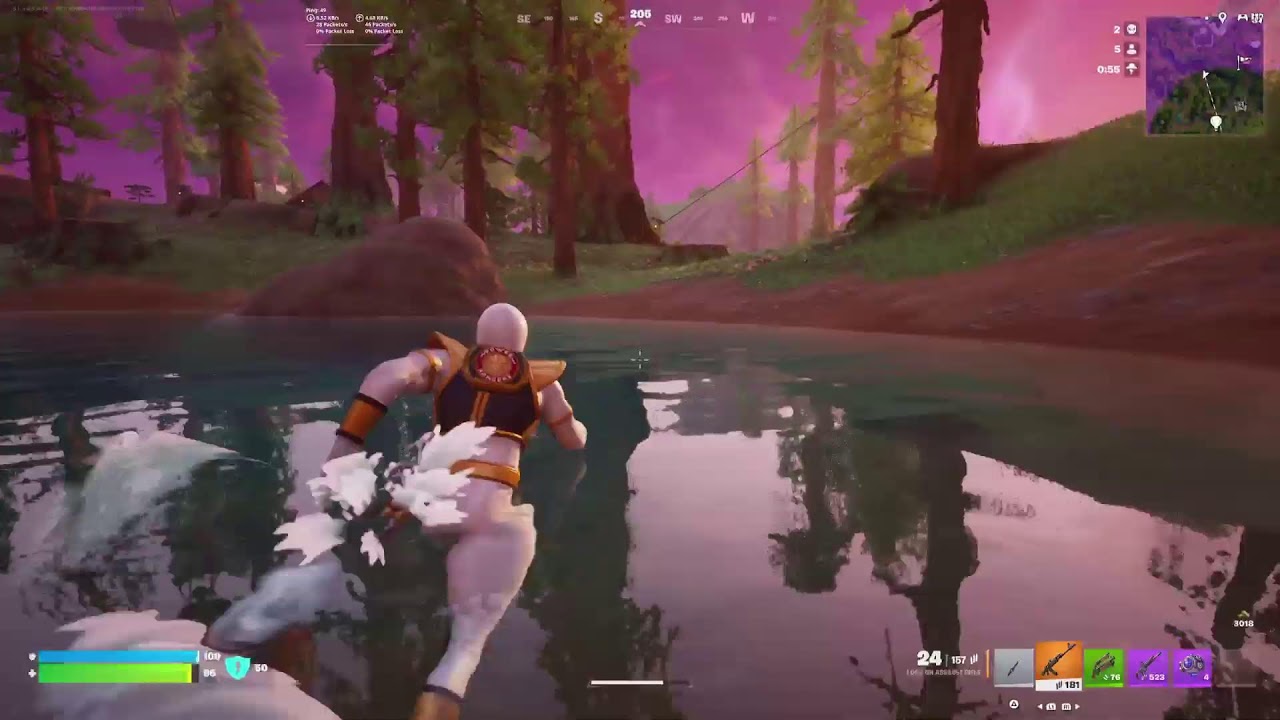 Playing Fortnite_