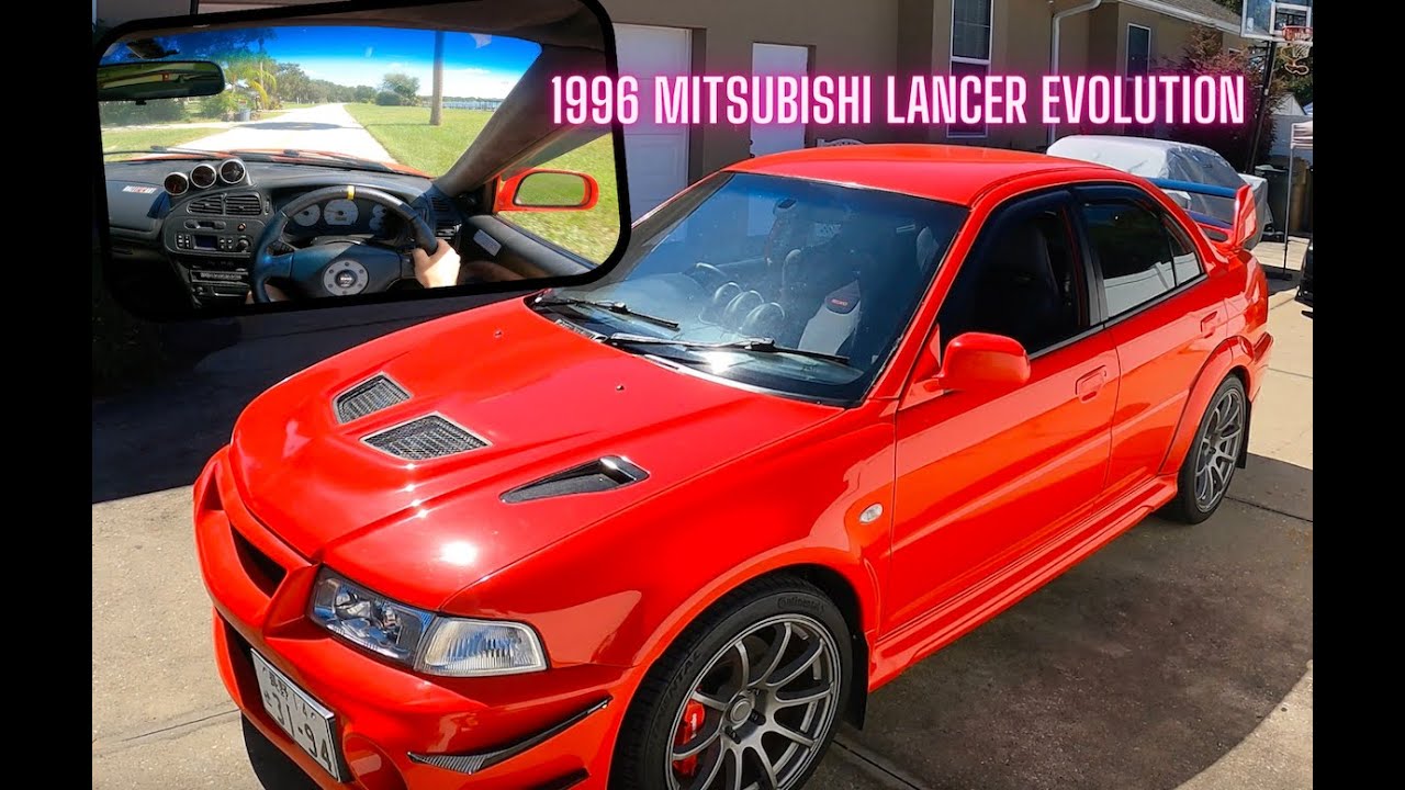 1996 Mitsubishi Lancer Evolution Evo IV POV Test Drive Point Of View