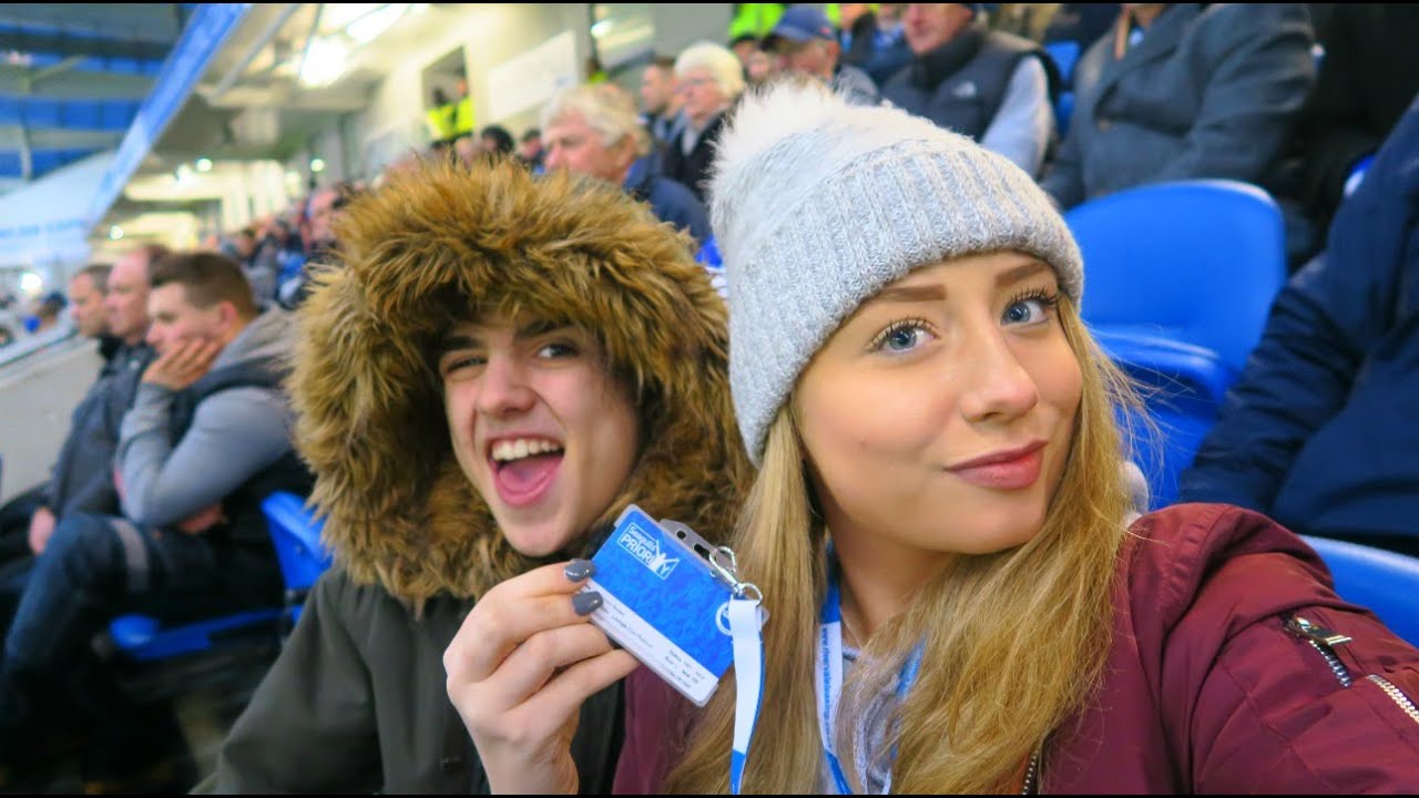 WE HAD A FIGHT?! :( + JAKES FIRST BRIGHTON GAME!
