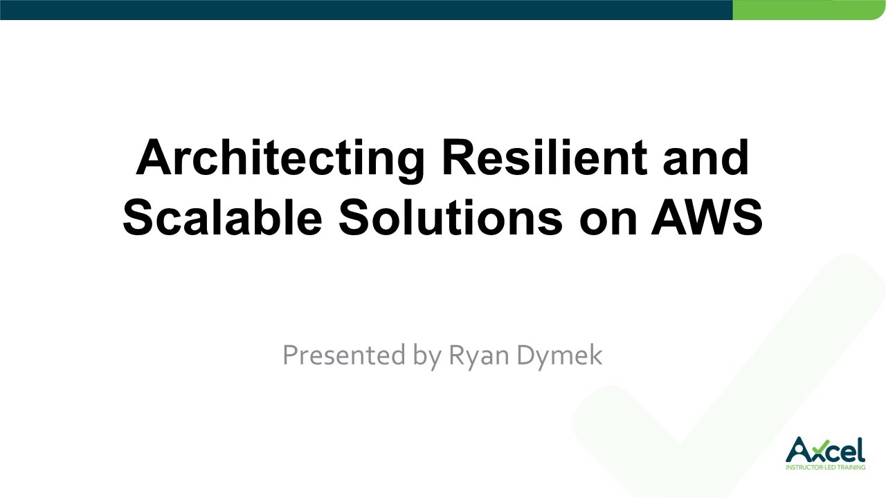 Free Webinar: Architecting on AWS
