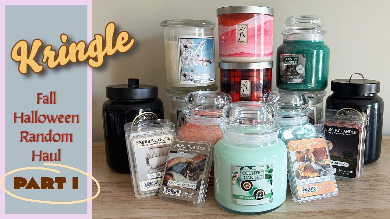 Kringle haul 🍁 PART I 🍁 yes! I talked THAT LONG 🫢🫢🫢🫢 candle first impressions