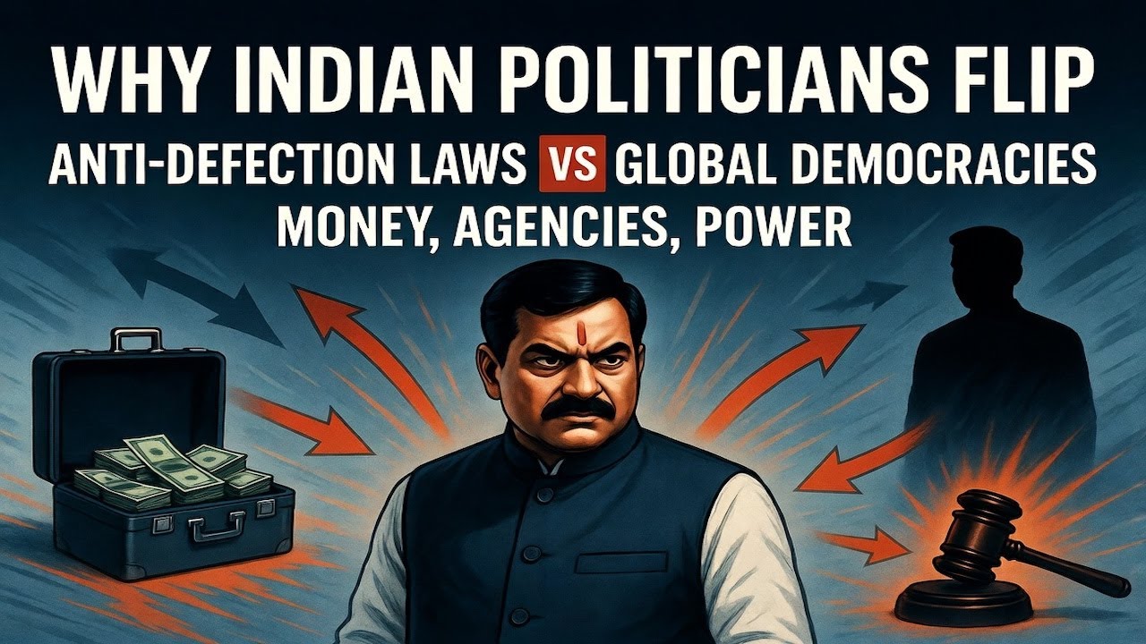 Why Indian Politicians Flip: Anti-Defection Laws vs. Global Democracies