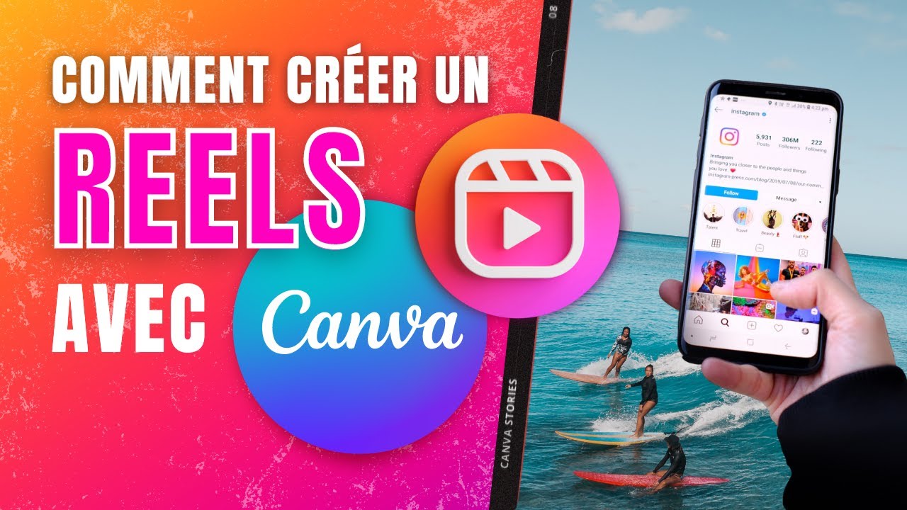 COMMENT CRÉER UN REELS INSTAGRAM AVEC CANVA - TUTO FRANCAIS COMPLET⭐