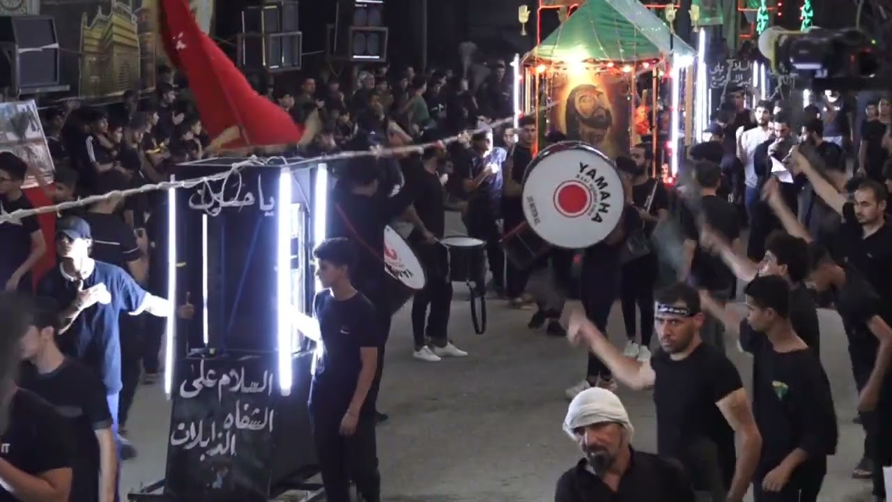 موكب زنجيل عبدالله الرضيع ليلة الثامن من عاشوراء ١٤٤٤هجرية مؤسسة مالك الاشتر