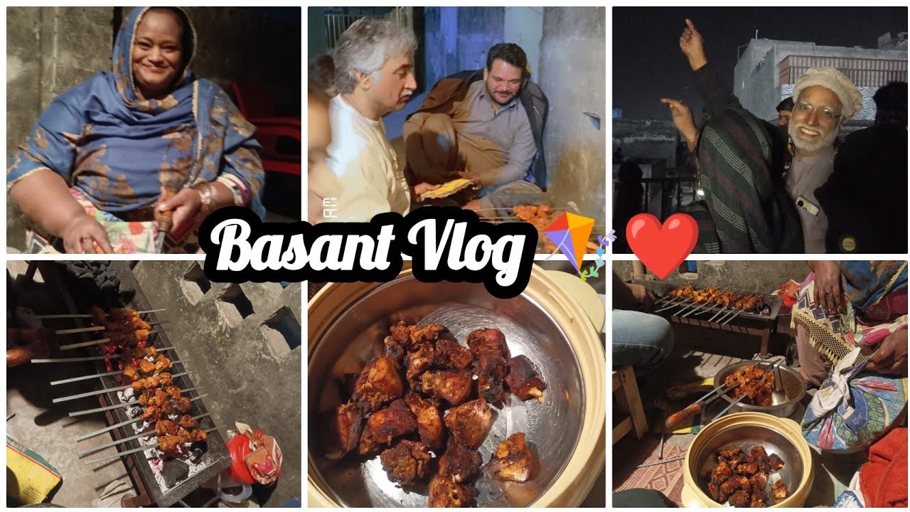 Basant Vlog | BBQ party🪁❤️🥰 | Bismillah Dasterkhawan 