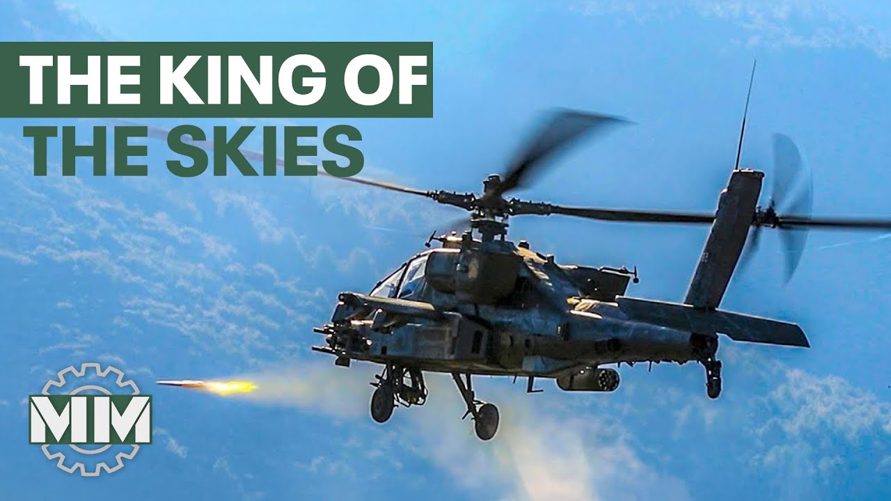 🚁 AH-64 Apache: самый устрашающий ударный вертолёт