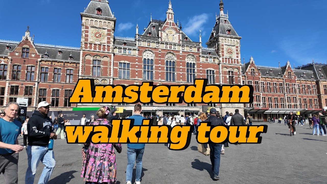 Amsterdam in 4K | A Daytime Canal Walk Through Hidden Corners