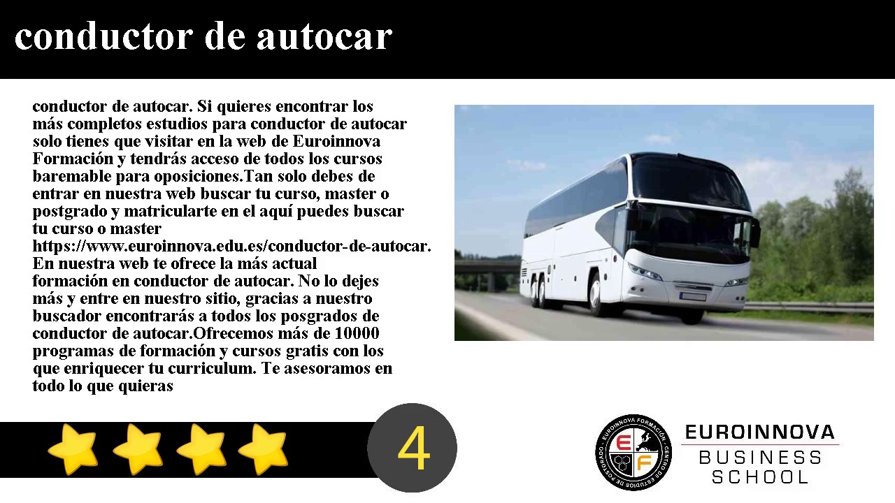 conductor de autocar