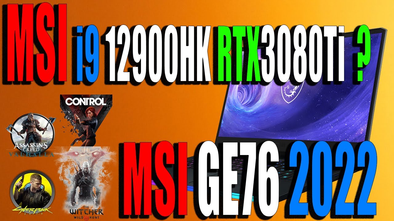 MSI GE76 2022 i9 12900HK RTX3080Ti  Porażka ❓ Wyniki w Grach !