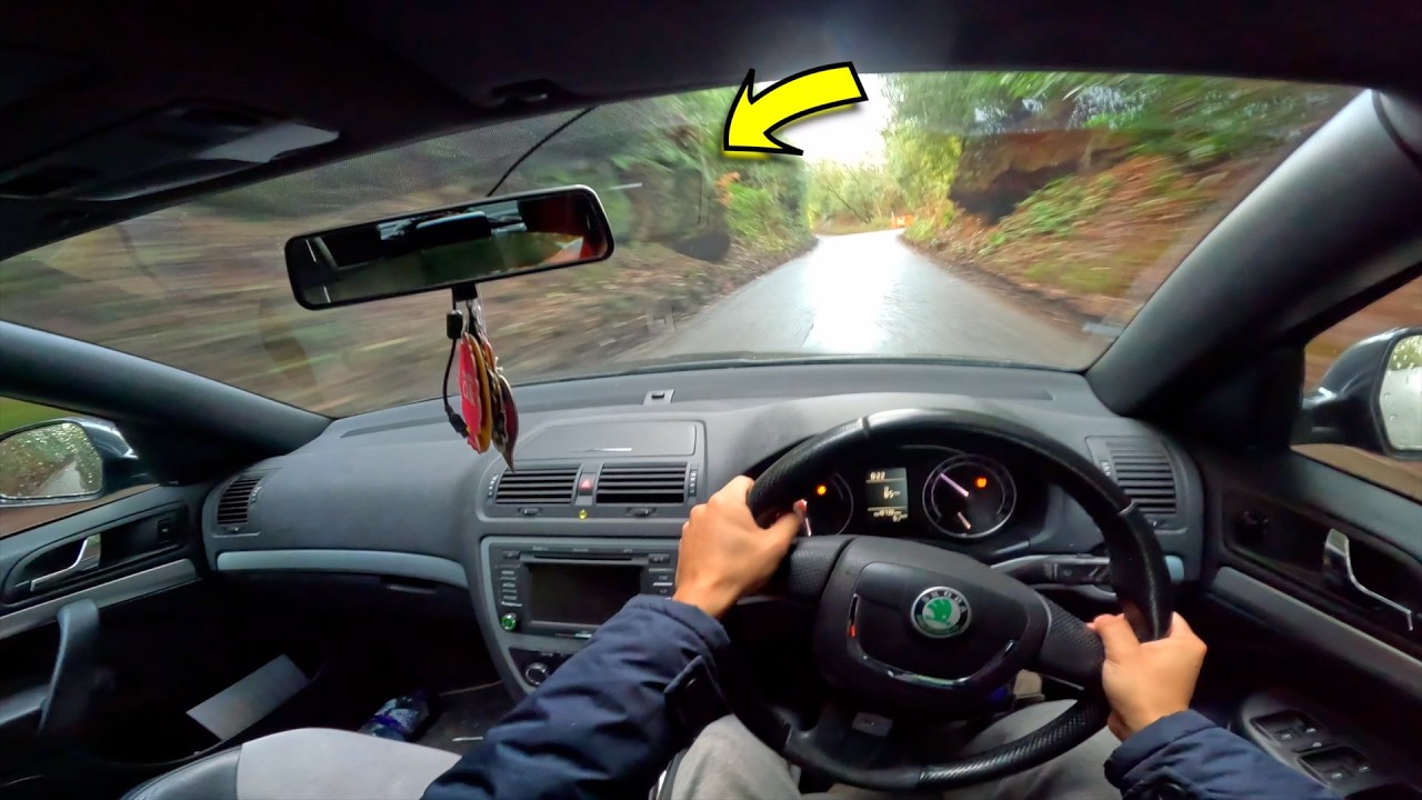 КАК БЫСТРО ВОДИТЬ МЕДЛЕННУЮ МАШИНУ! - ВИДЕО ОТ ПЕРВОГО ЛИЦА В МОЕЙ SKODA VRS В 6 УТРА