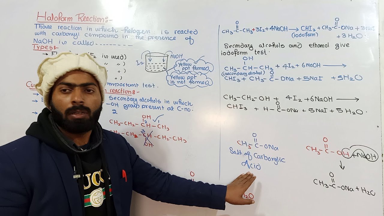 Haloform Reaction || 12th class chemistry || ch.no.12