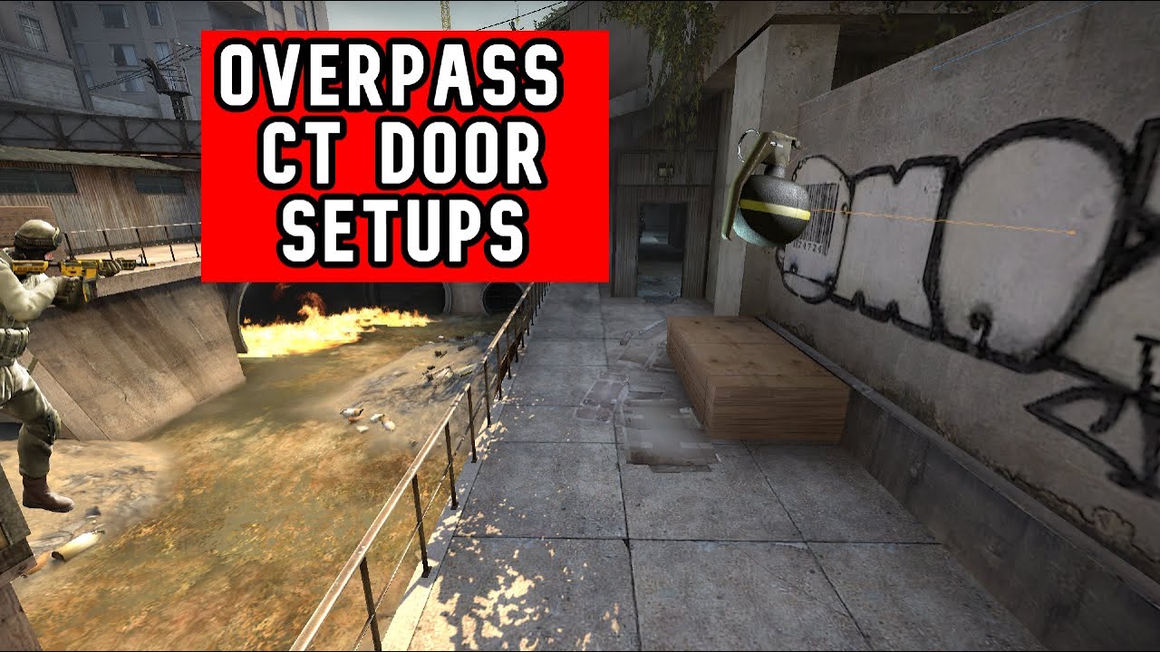 Overpass CT Door Setups (CS:GO Strategy Breakdown)