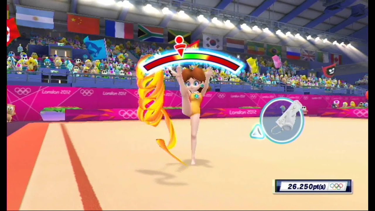 Mario & Sonic at the London 2012 Olympic Games: Rhythmic Ribbon (All 3 Songs) [1080 HD]