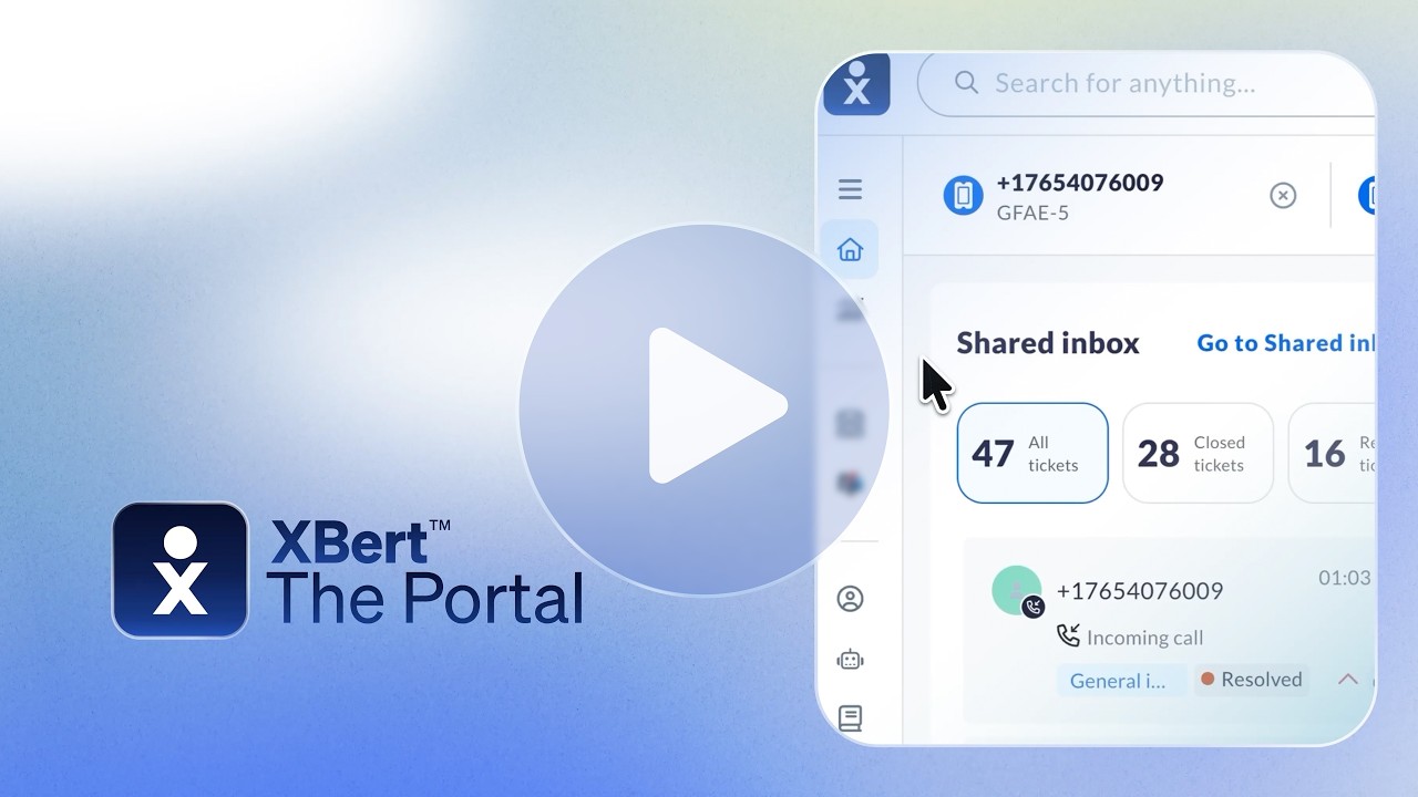 Navigating the XBert AI Receptionist Portal