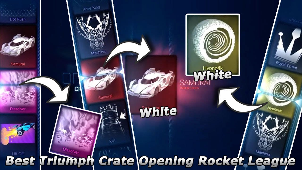 Best Triumph Crates Opening Rocket League