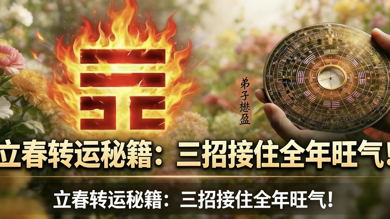 立春转运秘籍:三招接住全年旺气！＃立春＃旺运＃转运＃热点＃热门＃节气＃24节气＃立春＃2026