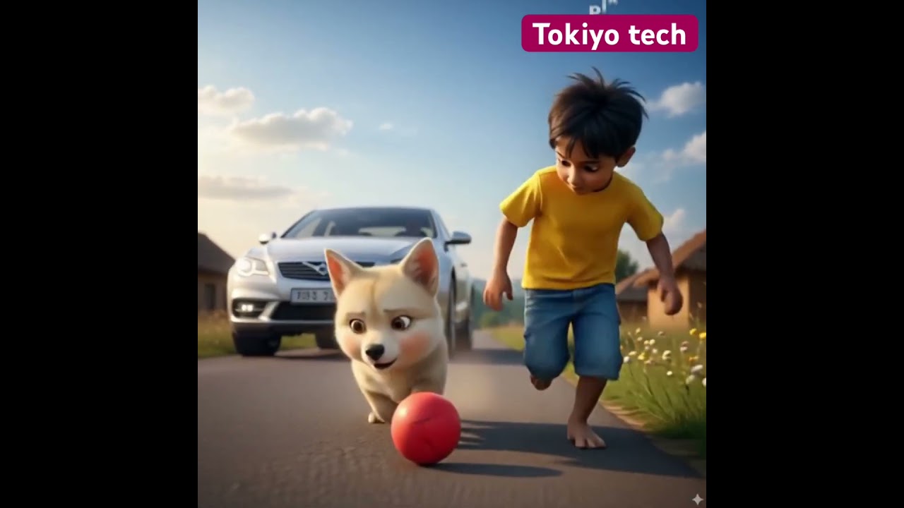 Fun & masti | Tokiyo Tech | #cartoon #funny #cute #animation #puppy #shorts