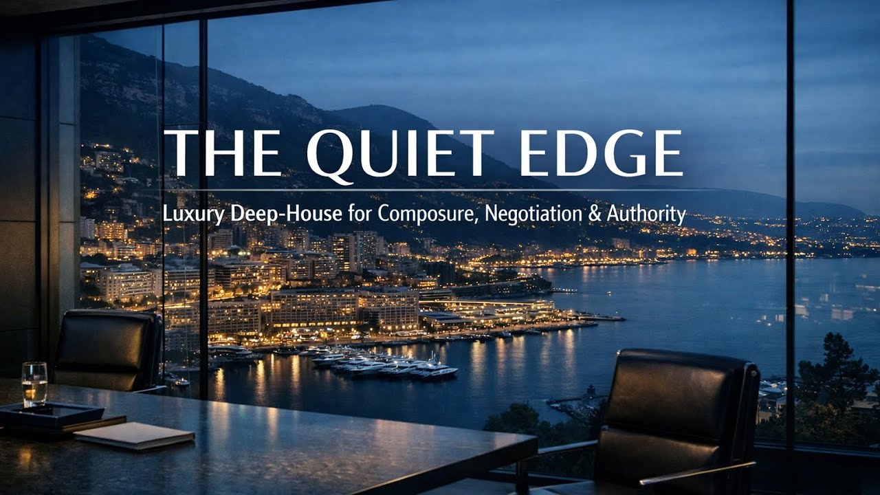 QUIET EDGE – Luxury Deep-House for Focused Work & Quiet Power