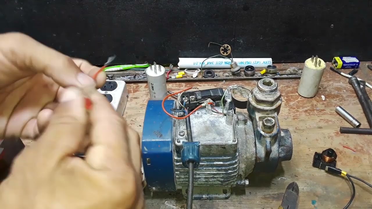 COMO ARRANCAR LA BOMBA DE AGUA DIRECTA SIN CAPACITOR O CONDENSADOR.