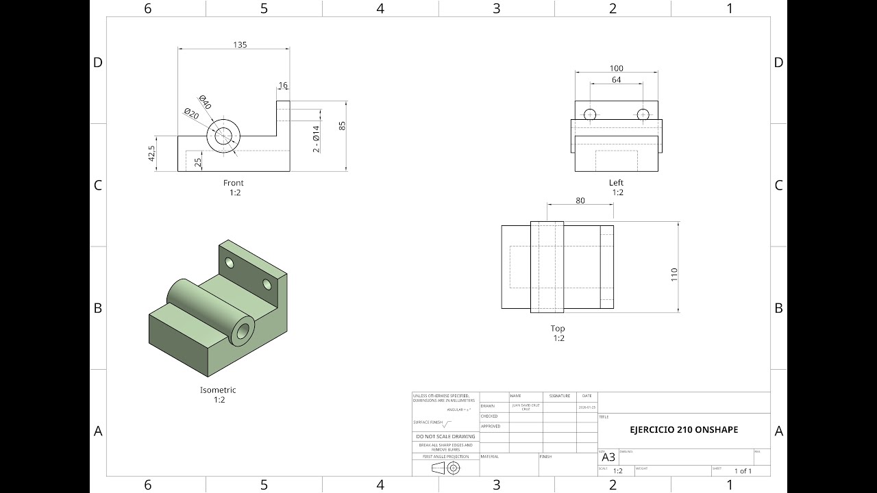 EJERCICIO 210 ONSHAPE