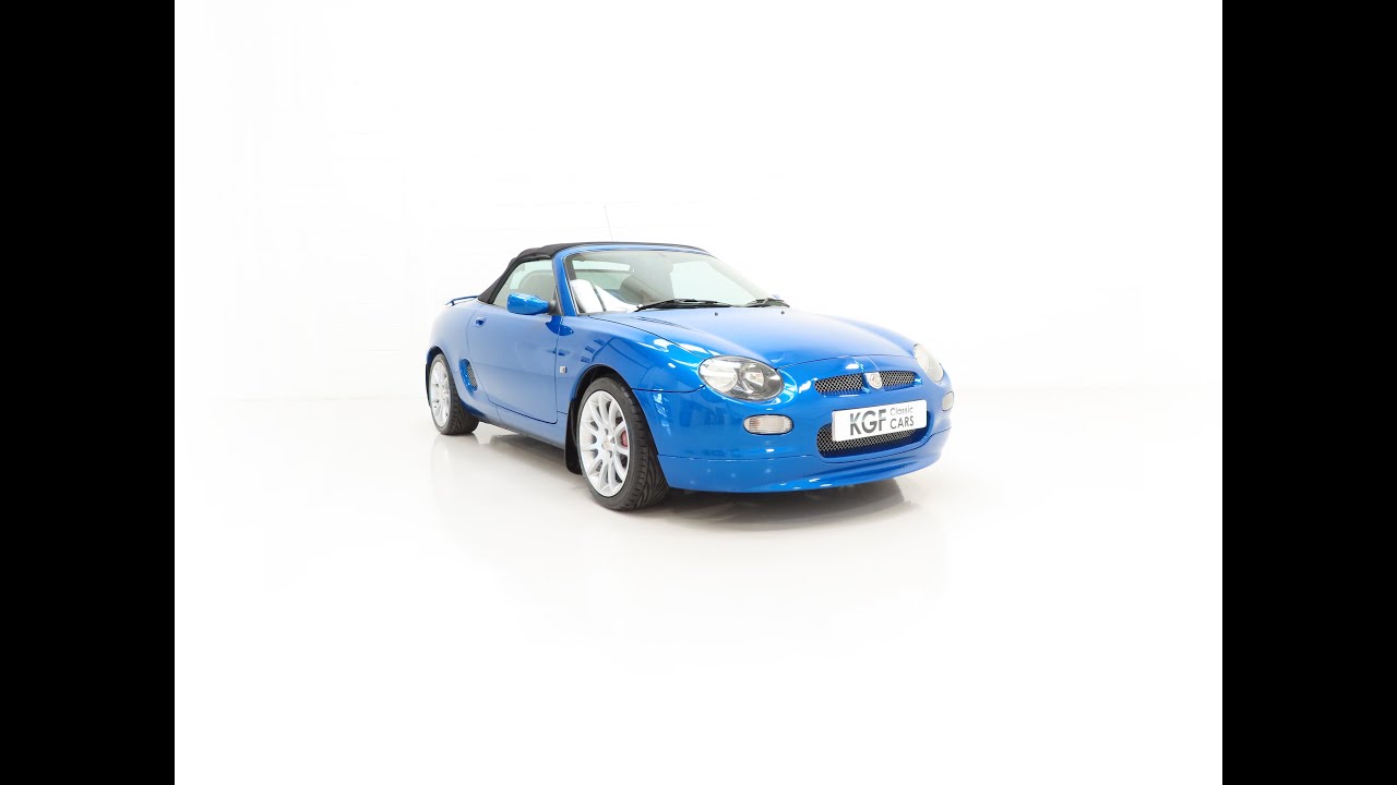An Astonishing Limited Edition MGF Trophy 160 SE with Just 11,888 Miles - SOLD!