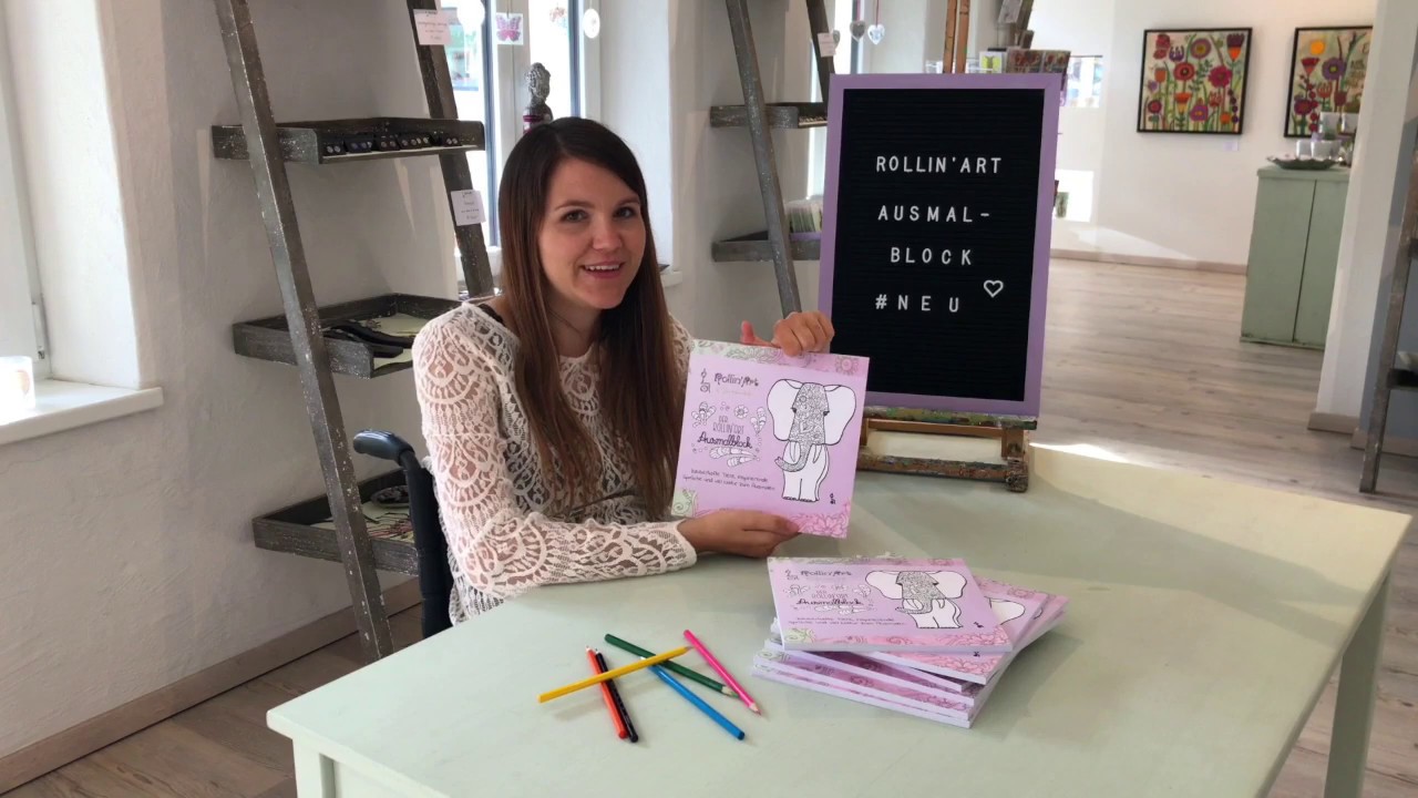 Der Rollin'Art Ausmalblock