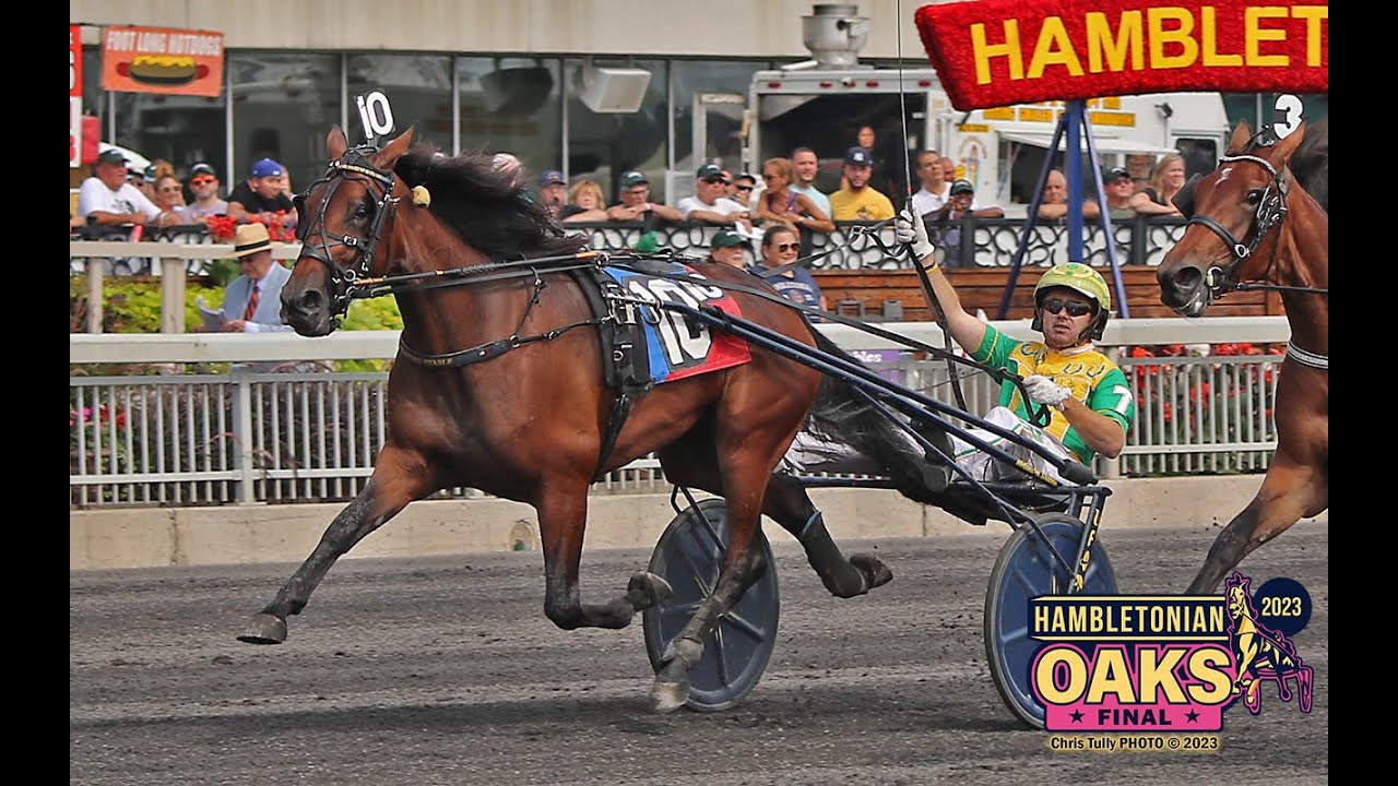 Heaven Hanover & Tim Tetrick wins Hambletonian Oaks 2023 ($500,000) in 1.50,3 at The Meadowlands