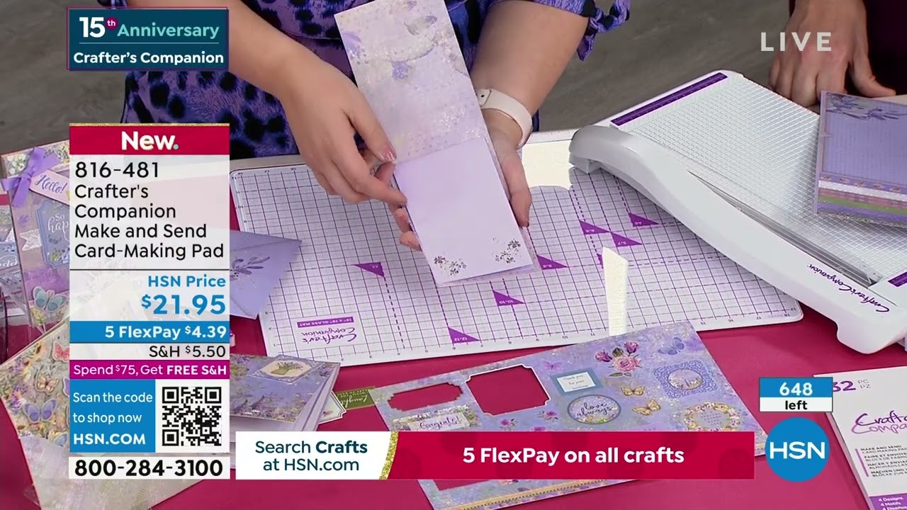 Crafter's Companion Make and Send CardMaking Pad