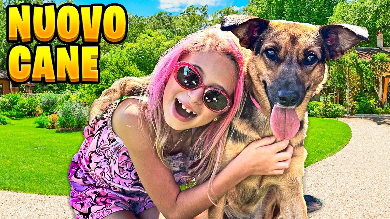 PAPÀ SALVO E GIORGIA  ADOTTANO UN NUOVO CUCCIOLO DI CANE CON MAMMA CINZIA NELLA NOSTRA NUOVA CASA!