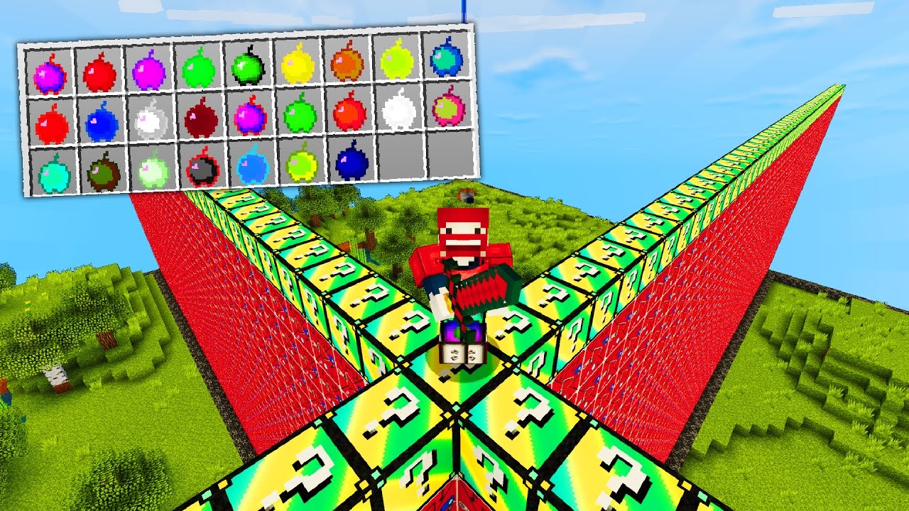 SHADE APFEL KRASSER ALS ILLUMINATI PIZZA  | LUCKY BLOCKS WALL