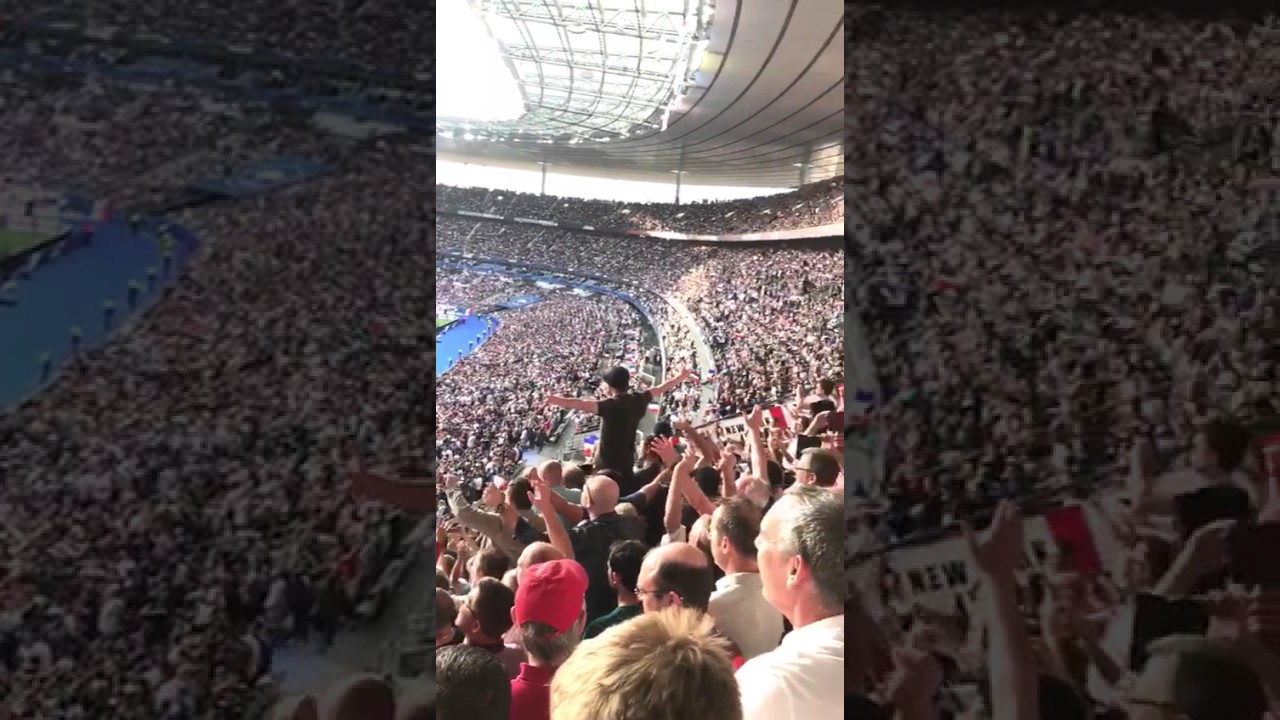 England fans singing 