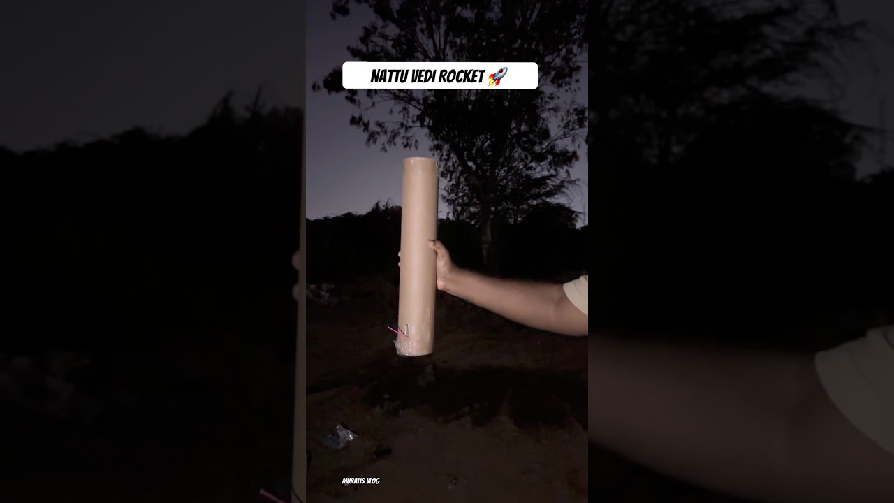 Most Powerful Nattu Vedi Rocket bursting for Diwali |#muralisvlog #diwalicelebration #diwalicrackers