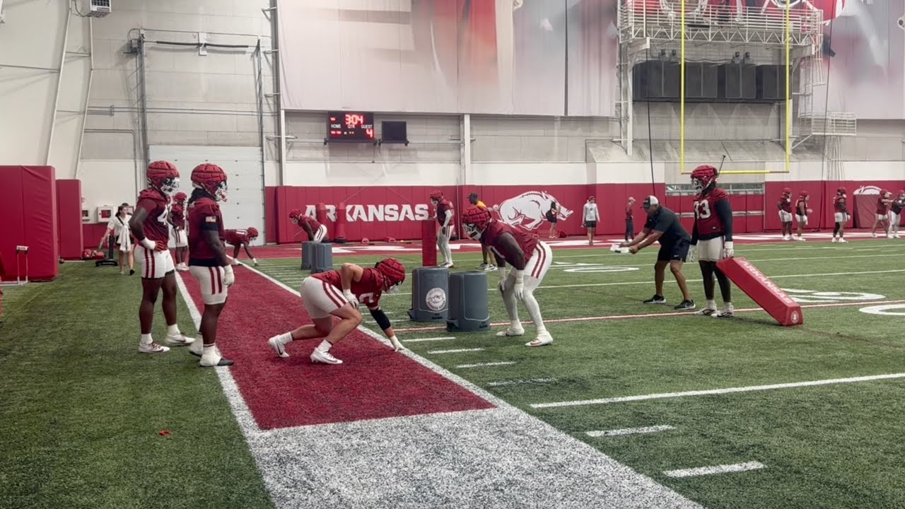 Arkansas Razorbacks Fall Camp, Practice 1