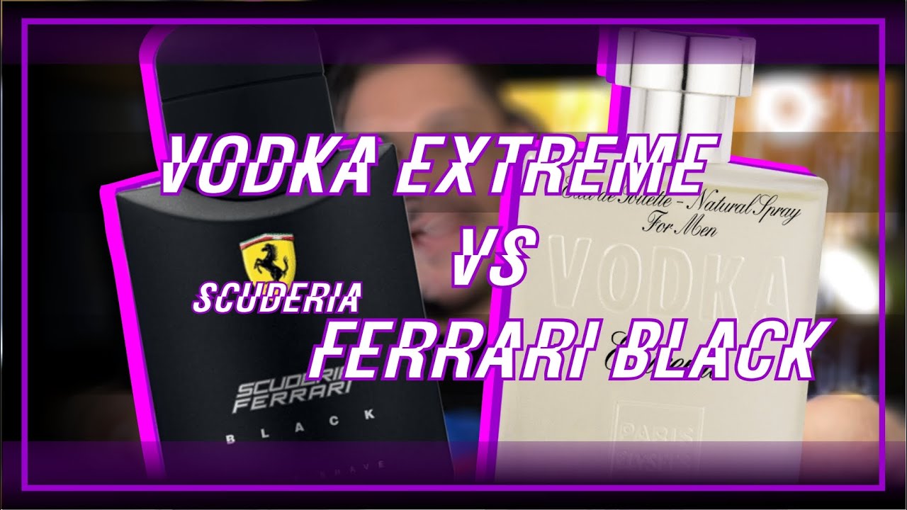 RESENHA COMPARATIVA DO VODKA EXTREME DA PARIS ELYSEES COM O SCUDERIA FERRARI BLACK - PARECEM?