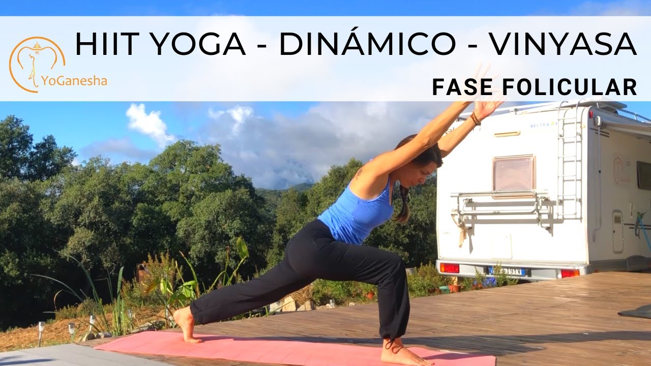 🕉️ HIIT YOGA - DINÁMICO - VINYASA - CARDIO - FASE POST-MENSTRUAL 🌗