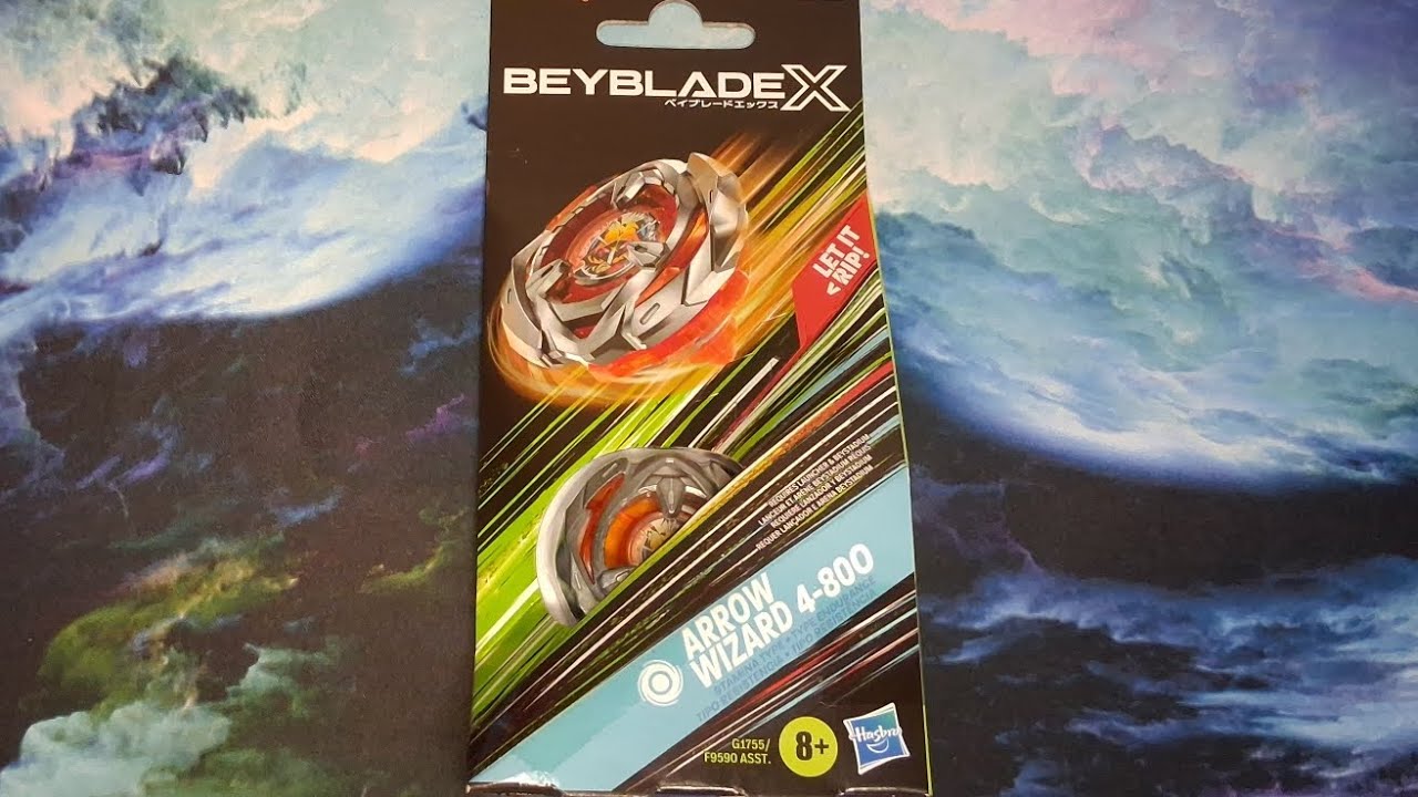 Beyblade X Hasbro Arrow Wizard Orange Unboxing Video 