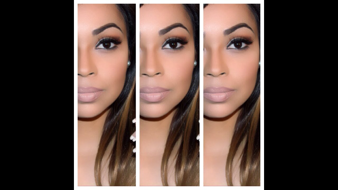 Full Face Nude Makeup Look
