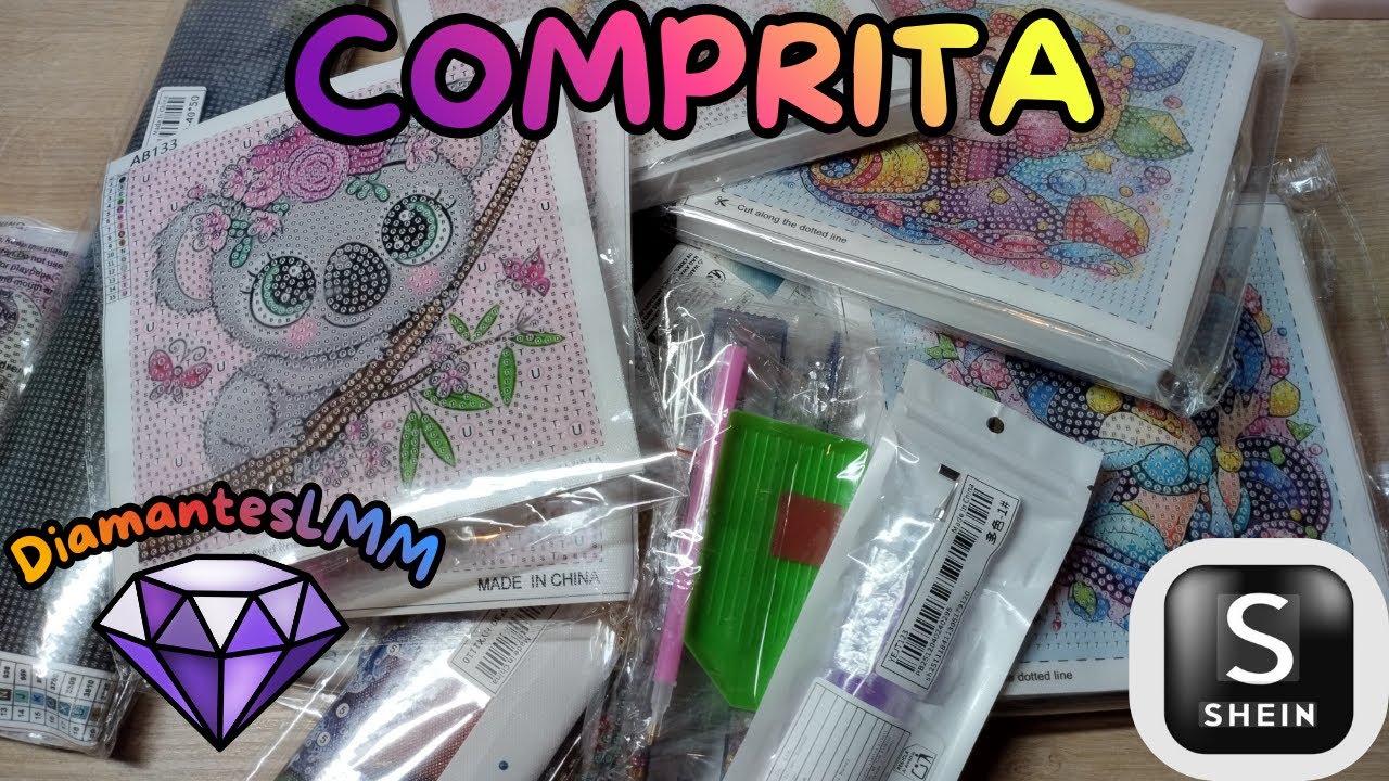 ✨💎NUEVA Comprita SHEIN de Diamond Painting | Mini lienzos, llaveritos e imanes SUPER bonitos 😍🛍️