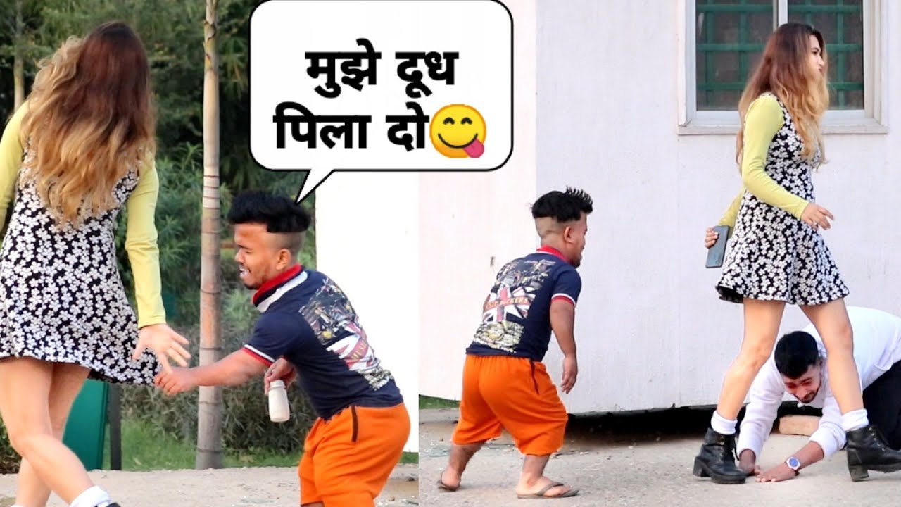 Mummy Doodh Pila Do Prank On Cute Girls ( Twist) || Luchcha Veer