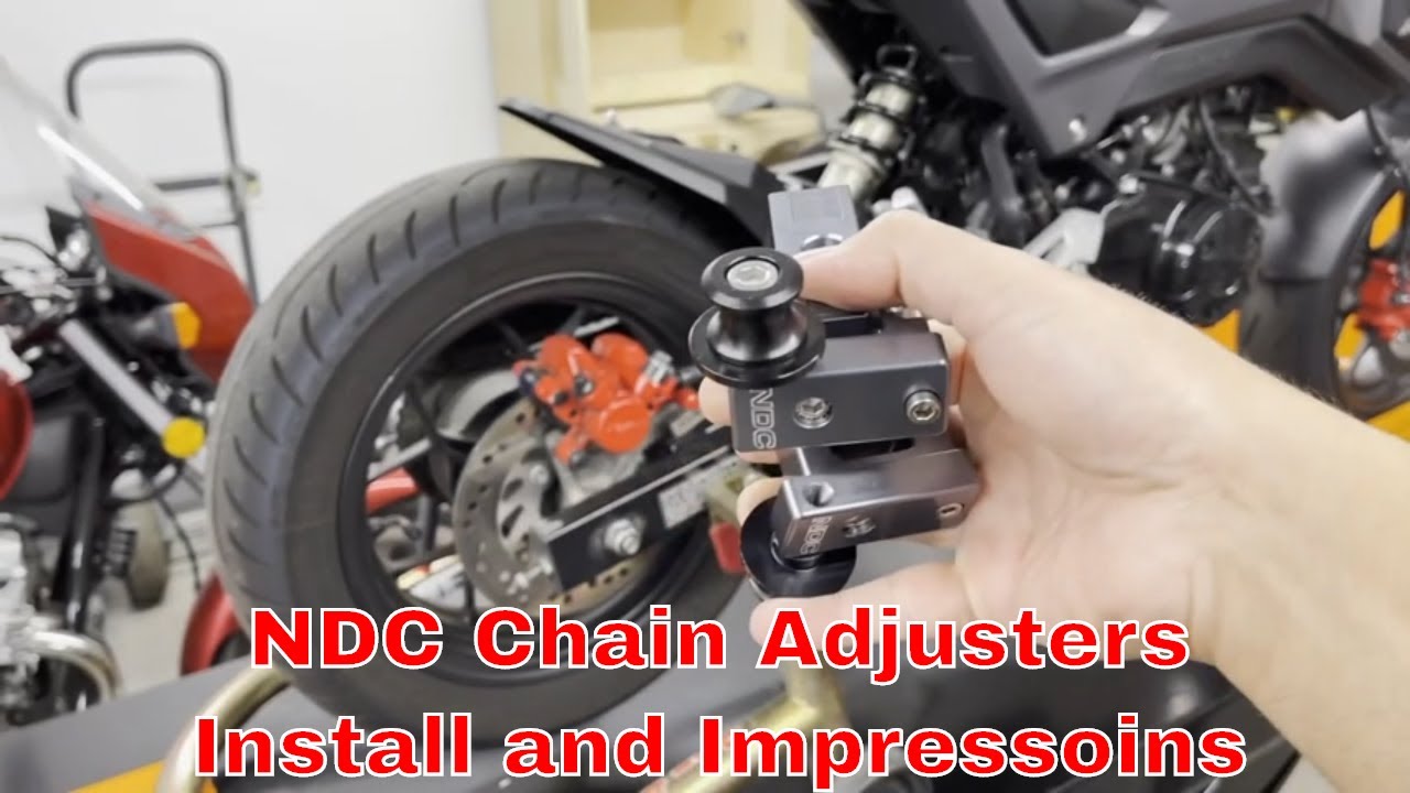 Installing NDC Chain Adjusters on my Honda Grom