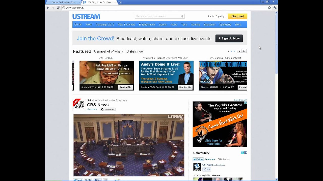 uStream - Getting Started